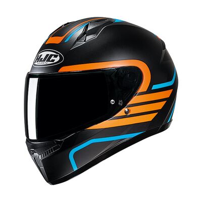 HJC C10 Lito - Blue/Orange/Black | HJC Motorcycle Helmets | Two Wheel Centre
