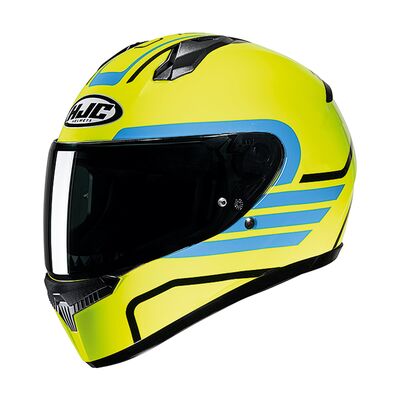 HJC C10 Lito - Yellow/Blue | HJC Motorcycle Helmets | Two Wheel Centre