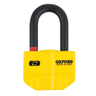 Oxford Boss Alarm 14mm Disc Lock - Yellow