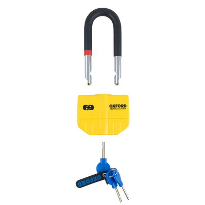 Oxford Boss Alarm 14mm Disc Lock - Yellow