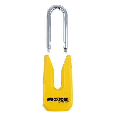 Oxford Monster 11mm Disc Lock - Yellow