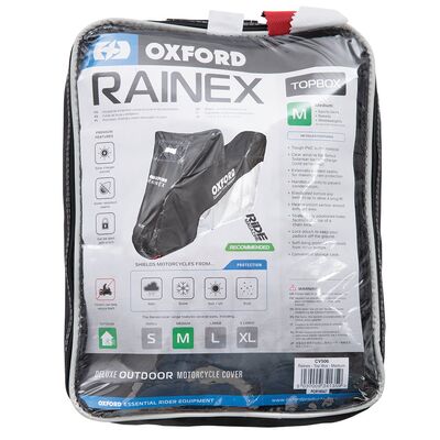 Oxford Rainex Topbox Deluxe Outdoor Rain and Dust Motorcycle Cover