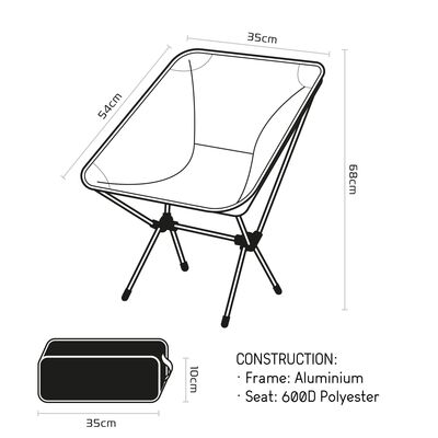 Oxford Fold-Away Camping Chair