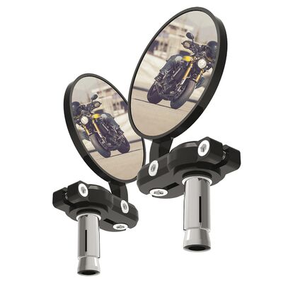 Oxford Universal Bar End Mirrors - Black
