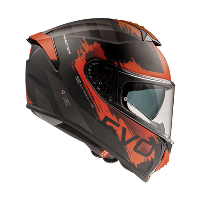 Premier Evoluzione Sport Touring Helmet - Black / Red | Premier Helmets from Two Wheel Centre