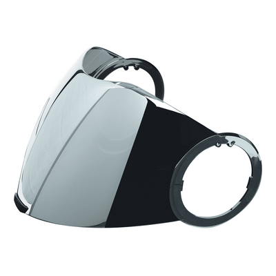 AGV City 18 Fluid / Orbyt Iridium Silver Visor XS-S