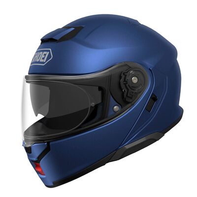 Shoei Neotec 3 - Matt Blue Metallic | Shoei Motorcycle Helmets | Two Wheel Centre Mansfield | Free UK Delivery
