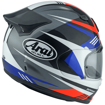Arai Quantic Mark - Red/Blue | Arai Helmets available from Two Wheel Centre Mansfield Ltd | Free UK Delivery