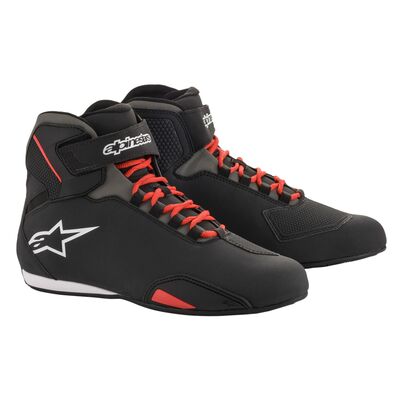 Alpinestars Sektor Riding Shoes - Black / Red