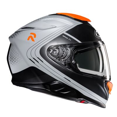 HJC RPHA 71 Frepe Orange/Grey HJC Motorcycle Helmets Two