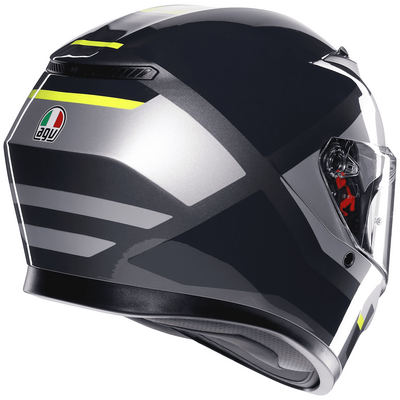 AGV K3 Shade - Grey/Flo Yellow | AGV Motorcycle Helmets | Free UK Delivery from Two Wheel Centre Mansfield Ltd AGV K3 Shade - Grey/Flo Yellow | AGV Motorcycle Helmets | Free UK Delivery from Two Wheel Centre Mansfield Ltd