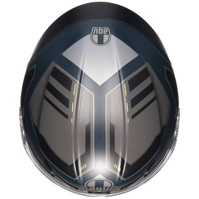 AGV K6-S Enhance - Matt Grey/Flo Yellow | AGV Motorcycle Helmets | Free UK Delivery from Two Wheel Centre Mansfield Ltd