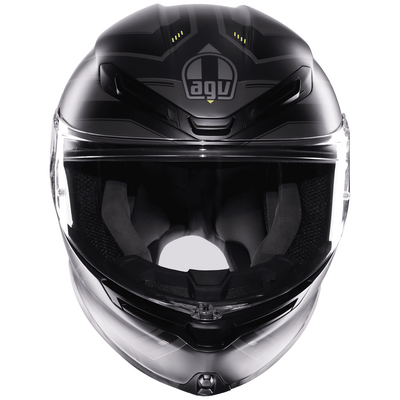 AGV K6-S Enhance - Matt Grey/Flo Yellow | AGV Motorcycle Helmets | Free UK Delivery from Two Wheel Centre Mansfield Ltd