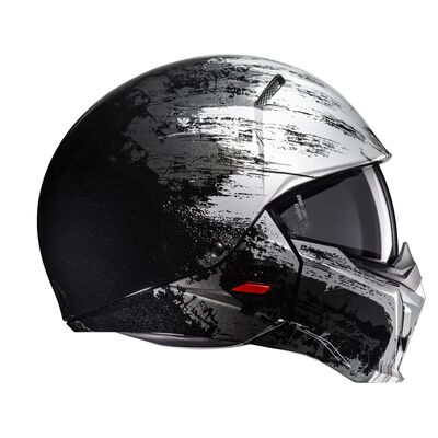 HJC i20 Furia - Matt Black / Grey | HJC Open Face Helmets at Two Wheel Centre