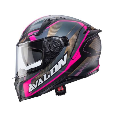 Caberg Avalon X Optic - Matt Black/Grey/Fuchsia | Caberg Motorcycle Helmets | Two Wheel Centre Mansfield Ltd | FREE UK DELIVERY