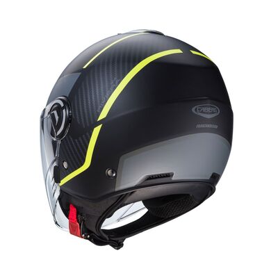 Caberg Riviera V4X Geo - Matt Black/Yellow/Anthracite | Caberg Motorcycle Helmets | Two Wheel Centre Mansfield Ltd | FREE UK DELIVERY