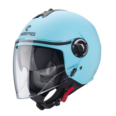 Caberg Riviera V4X - Matt Light Blue | Caberg Motorcycle Helmets | Two Wheel Centre Mansfield Ltd | FREE UK DELIVERY