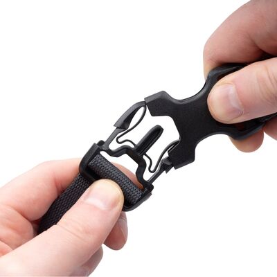 Oxford Atlas B-Clip 26mm x 2.0m - Black | Oxford Motorcycle Luggage