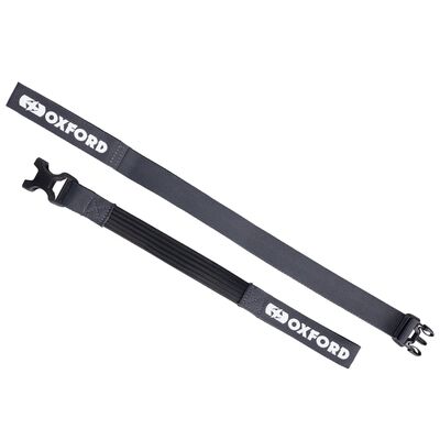 Oxford Atlas B-Clip 26mm x 1.2m - Asphalt Grey | Oxford Motorcycle Luggage