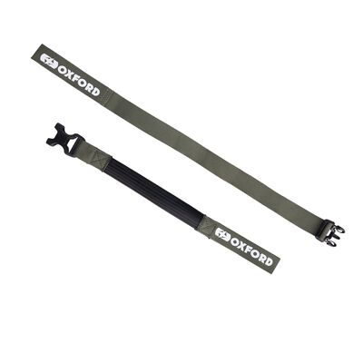 Oxford Atlas Straps B-Clip 26mm x 1.2m - Lichen Green | Oxford Motorcycle Luggage