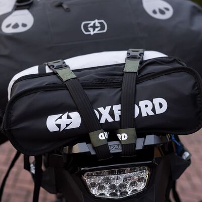 Oxford Atlas Straps B-Clip 26mm x 1.2m - Lichen Green | Oxford Motorcycle Luggage