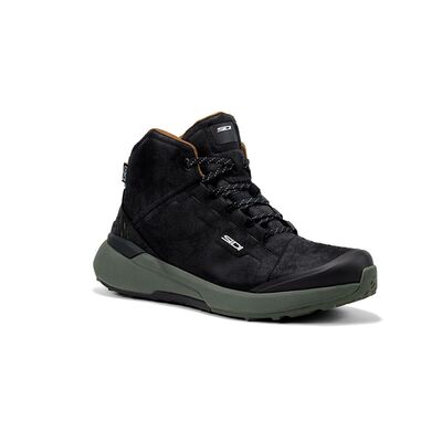 Sidi Nucleus CE Suede Waterproof Motorcycle Shoes - Black/Ivy | Free UK Delivery from Two Wheel Centre Mansfield Ltd