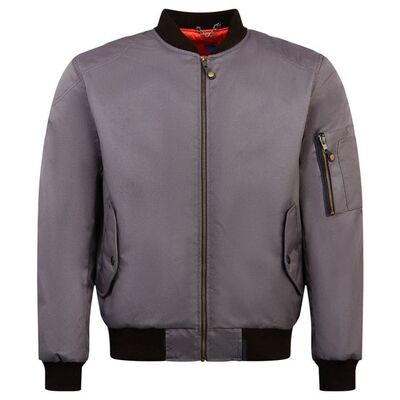 Spada Air Force One CE Textile Motorcycle Bomber Jacket - Platinum Grey | Free UK Delivery from Two Wheel Centre Mansfield Ltd