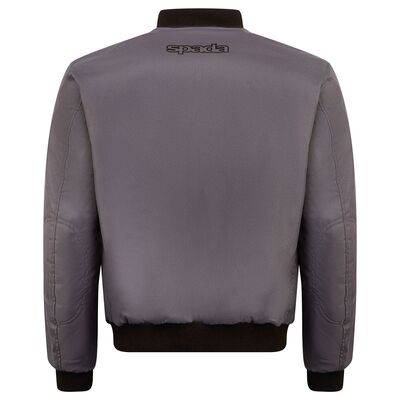 Spada Air Force One CE Textile Motorcycle Bomber Jacket - Platinum Grey | Free UK Delivery from Two Wheel Centre Mansfield Ltd