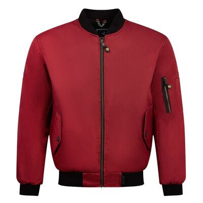 Spada Air Force One CE Textile Motorcycle Bomber Jacket - Red | Free UK Delivery from Two Wheel Centre Mansfield Ltd