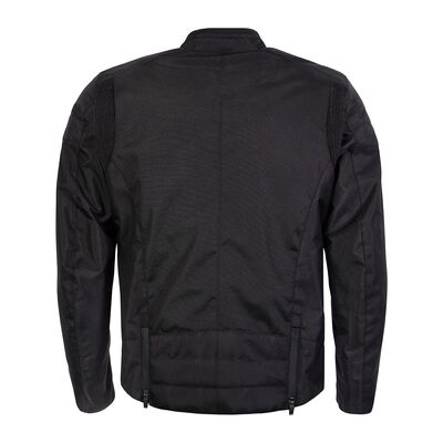 Spada Cafe Flux CE Waterproof Textile Jacket - Black | Free UK Delivery from Two Wheel Centre Mansfield Ltd