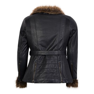 Spada Leather Lancer CE Ladies Motorcycle Jacket - Black | Free UK Delivery from Two Wheel Centre Mansfield Ltd
