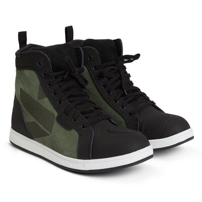 Spada Strider Pro CE Waterproof Motorcycle Trainers - Olive | Free UK Delivery from Two Wheel Centre Mansfield Ltd