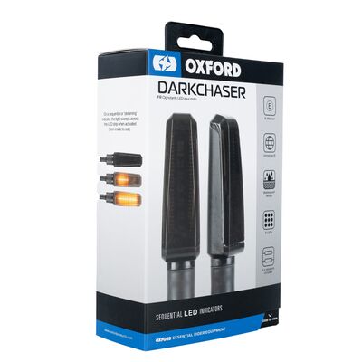 Oxford Darkchaser Sequential Motorcycle Indicators | Oxford Motorcycle Indicators | Two Wheel Centre Mansfield Ltd