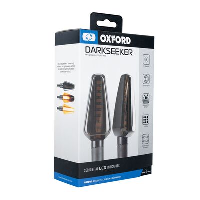 Oxford Darkseeker Sequential Motorcycle Indicators | Oxford Motorcycle Indicators | Two Wheel Centre Mansfield Ltd