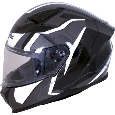 Duchinni D985 - Black/White | Duchinni Motorcycle Helmets | Two Wheel Centre Mansfield Ltd