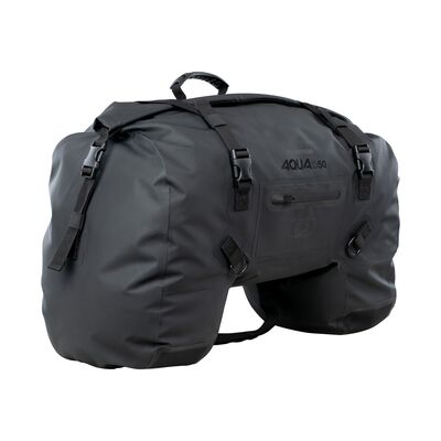 Oxford Aqua D-50 All-Weather Duffle Bag - Black | Oxford Motorcycle Luggage | Two Wheel Centre Mansfield Ltd