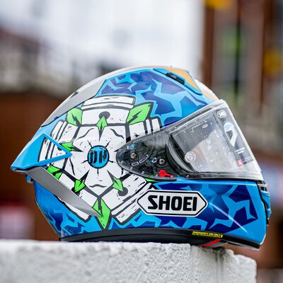Shoei X-SPR Pro Dean Harrison Replica Helmet | Shoei Motorcycle Helmets | Two Wheel Centre Mansfield Ltd