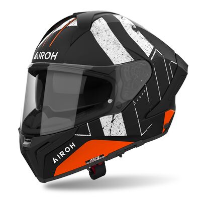 Airoh Matryx - Scope Matt Orange/Black | Airoh Motorcycle Helmets | Two Wheel Centre Mansfield Ltd
