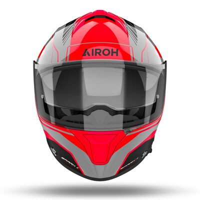 Airoh Spark 2 - Chrono Gloss Orange/Grey | Airoh Motorcycle Helmets | Two Wheel Centre Mansfield Ltd