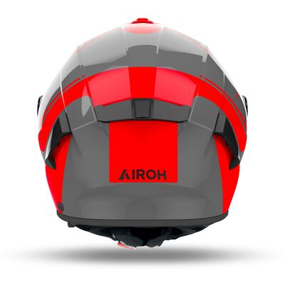 Airoh Spark 2 - Chrono Gloss Orange/Grey | Airoh Motorcycle Helmets | Two Wheel Centre Mansfield Ltd