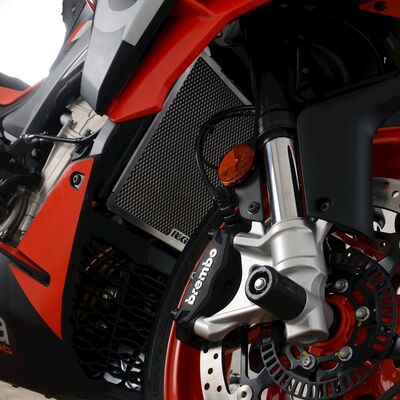 R&G Radiator Guard for Aprilia Tuono 660 / RS 660 (2021-Current) | R&G Radiator Guards from Two Wheel Centre Mansfield Ltd