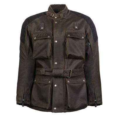 Spada Crossguard CE Waterproof Textile Jacket - Walnut | Spada Motorcycles Clothing | Two Wheel Centre Mansfield Ltd