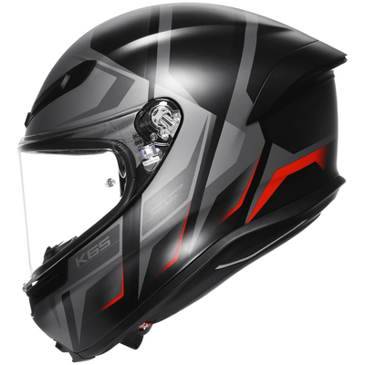 AGV K6-S Karve - Black/Grey/Red