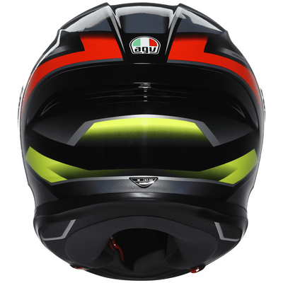 AGV K6-S Erazer - Black/Red/Flo Yellow