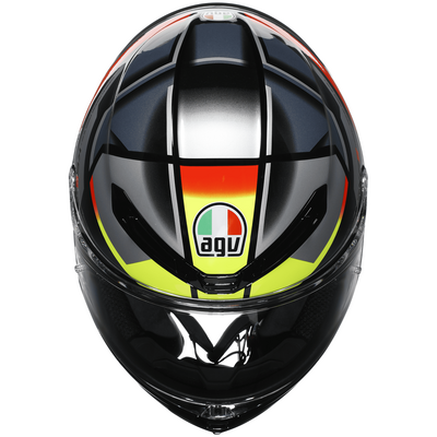 AGV K6-S Erazer - Black/Red/Flo Yellow