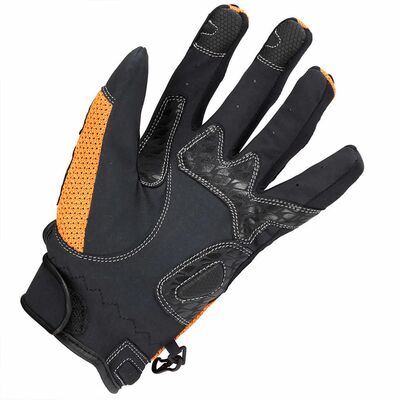 Spada MX Air Gloves in Orange Underneath View