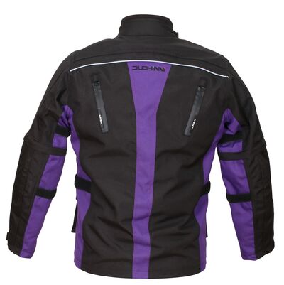 Duchinni Jago Children's Textile Jacket - Black/Purple | Duchinni Children's Motorcycle Clothing | Two Wheel Centre Mansfield Ltd