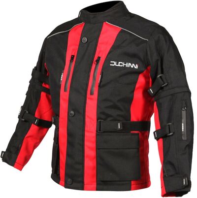 Duchinni Jago Children's Textile Jacket - Black/Red | Duchinni Children's Motorcycle Clothing | Two Wheel Centre Mansfield Ltd