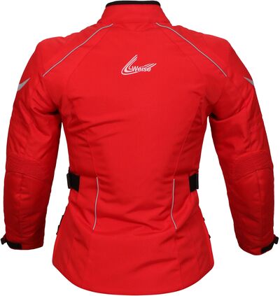 Weise Dakota Ladies Textile Motorcycle Jacket - Red