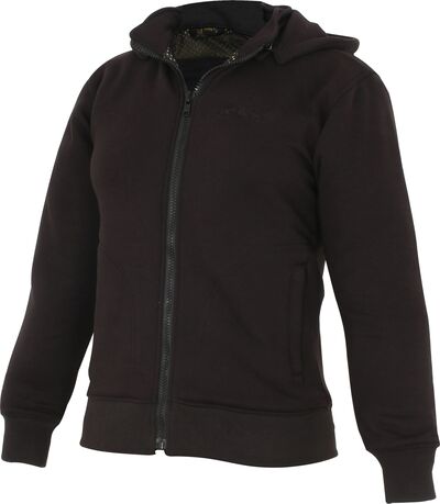 Weise Stealth Ladies Motorcycle Hoodie - Black